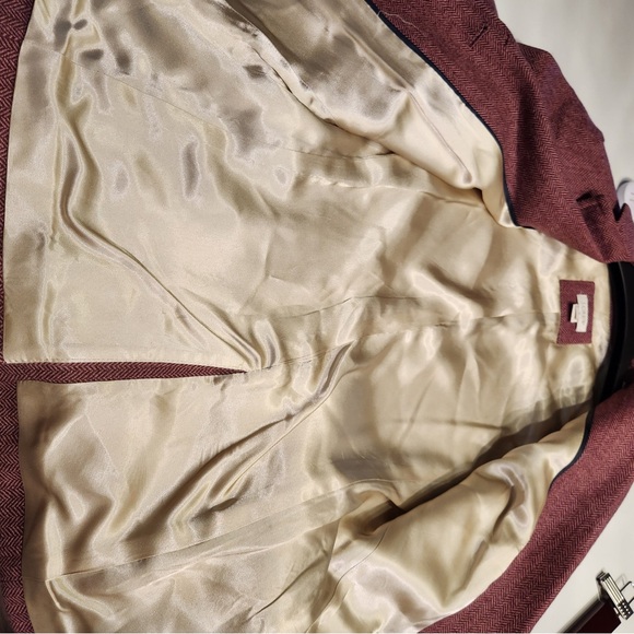 J. Crew Purple Tweed Blazer Jacket Size 2 - Picture 3 of 5